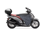 Leopard Grey - Stricto Premium Limited Kymco modellen Beenkleed Luipaard design grijs/colorshift