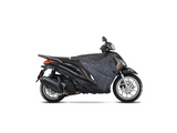 Leopard Grey - Stricto Premium Limited Piaggio scooter Beenkleed o.a. Zip en Beverly Luipaard design grijs/colorshift