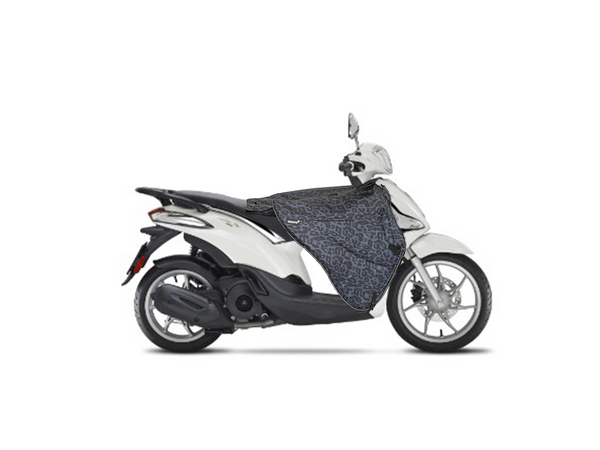 Leopard Grey - Stricto Premium Limited Piaggio scooter Beenkleed o.a. Zip en Beverly Luipaard design grijs/colorshift