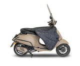 Leopard Grey - Stricto Premium Limited Piaggio scooter Beenkleed o.a. Zip en Beverly Luipaard design grijs/colorshift