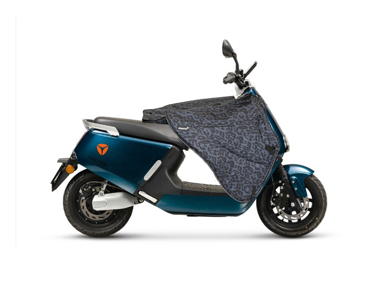 Leopard Grey - Stricto Premium Limited Elektrische scooter Beenkleed o.a. NIU, Segway en Yadea Luipaard design grijs/colorshift