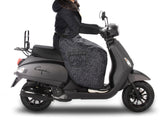 Leopard Grey - Easy-On Stricto scooter beenkleed