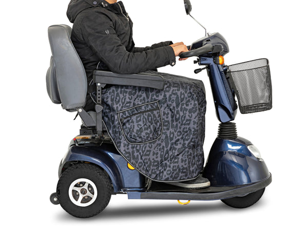 Leopard Grey- Stricto Beenschort Scootmobiel